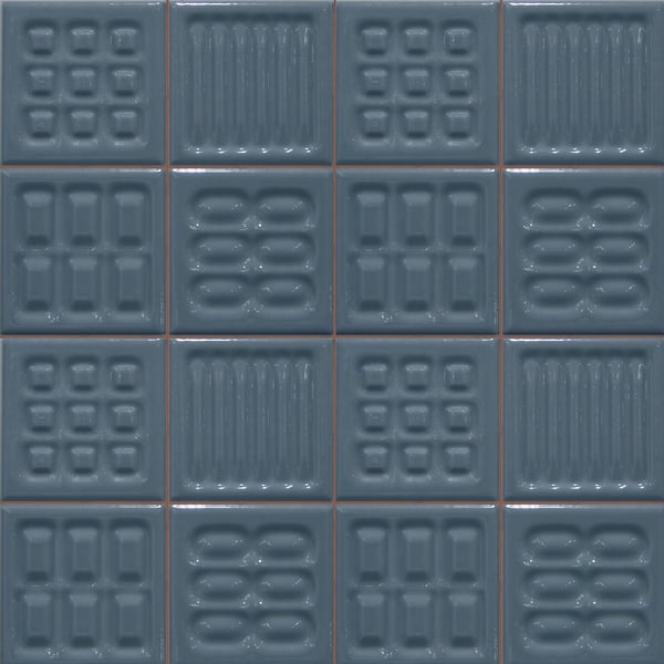 Πλακάκι Matrix link indigo 20x20 cm